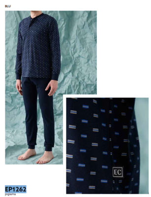 PIGIAMA UOMO M/L EP1262 Tellini S.R.L. Veleprodajna odjeća