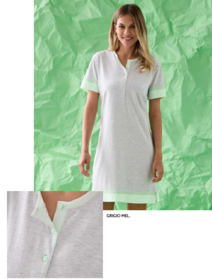 CAMICIA NOTTE DONNA M/M EP5321 Ingrosso ENRICO COVERI Tellini S.r.l.