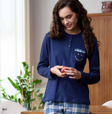 PIGIAMA DONNA M/L EP6245 Ingrosso ENRICO COVERI Tellini S.r.l.