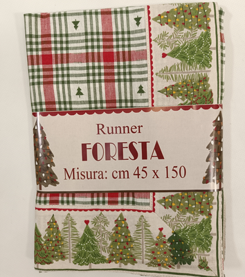 CENTROTAVOLA RUNNER FORESTA 45X150 Ingrosso NOBRAND Tellini S.r.l.