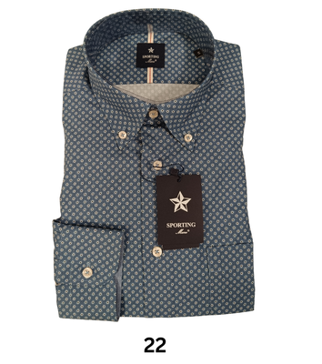 CAMICIA UOMO M/L GANDIA284E Tellini S.R.L. Velkoobchodní oblečení