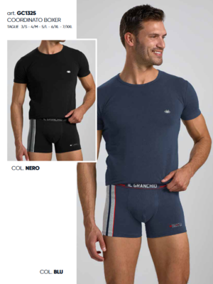 COMPLETO INTIMO UOMO GC1325 Ingrosso Maglie intime uomo Tellini S.r.l.