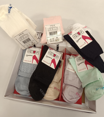 KURZE DAMENSOCKEN G758 Tellini S.R.L. Großhandelskleidung