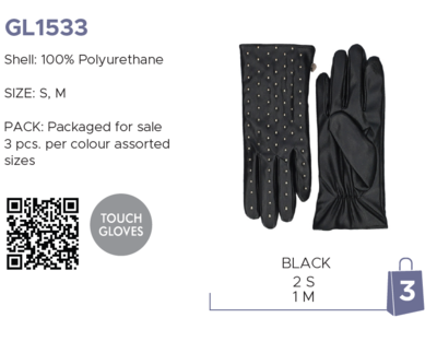 GL1533 DAMENHANDSCHUHE PZ1 Tellini S.R.L. Großhandelskleidung