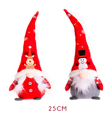 PUPAZZO GNOMO DANILO 25CM Tellini S.r.l. Ingrosso Abbigliamento
