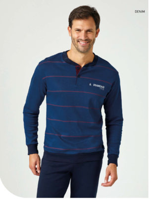 PIGIAMA UOMO M/L GP2118 Tellini S.R.L. Velkoobchodní oblečení
