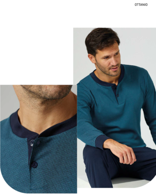 PIGIAMA UOMO M/L GP2124 Tellini S.R.L. Velkoobchodní oblečení