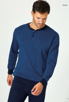PIGIAMA UOMO M/L GP2125 Tellini S.R.L. Velkoobchodní oblečení