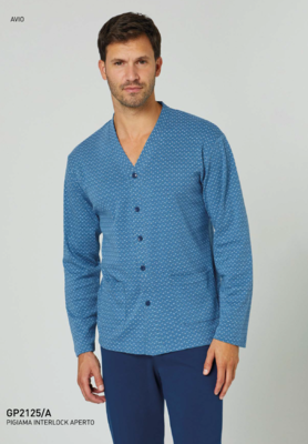 PIGIAMA APERTO UOMO M/L GP2125A Tellini S.R.L. Velkoobchodní oblečení