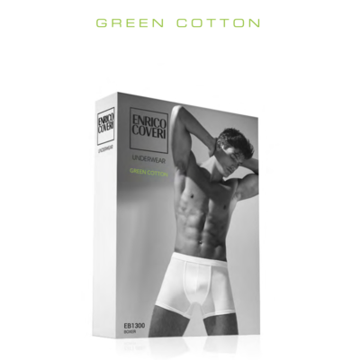 BOXER UOMO EB1300 GREEN COTTON Tellini S.r.l. Ingrosso Abbigliamento