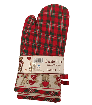 SET 2PZ GUANTI NATALE ORSETTI Tellini S.r.l. Ingrosso Abbigliamento