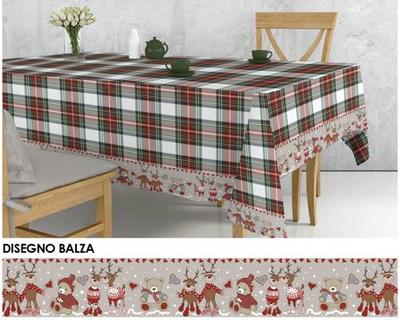 TOVAGLIA 12P HAPPY DEER 140X300 Tellini S.r.l. Ingrosso Abbigliamento
