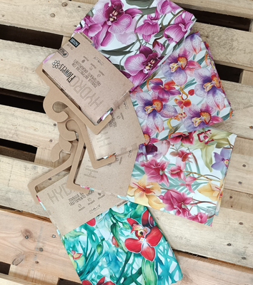 Ubrus odolný proti skvrnám, 12 kusů, hydro květiny, 140x230 Tellini S.R.L. Velkoobchodní oblečení