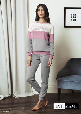 DAMEN-PYJAMA M/L ID961 Tellini S.R.L. Großhandelskleidung