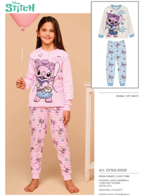 PIGIAMA BAMBINA M/L DY50L8958 Tellini S.r.l. Ingrosso Abbigliamento