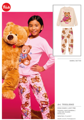PIGIAMA BAMBINA M/L TR50L8965 Ingrosso Bambino Tellini S.r.l.