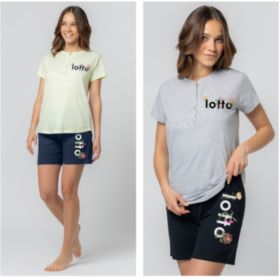 PIGIAMA DONNA M/M LP5241 Tellini S.r.l. Ingrosso Abbigliamento