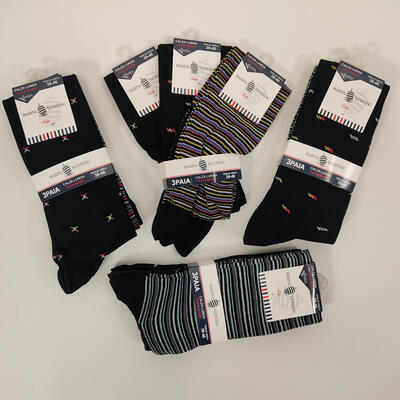 TRIS LANGE MANNSOCKEN MF309 Tellini S.R.L. Großhandelskleidung