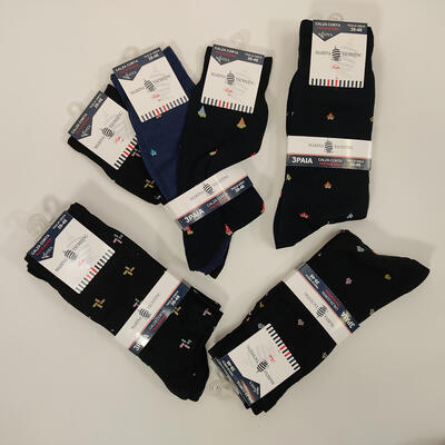 TRIS CALZINO CORTO UOMO MF318 Tellini S.r.l. Ingrosso Abbigliamento