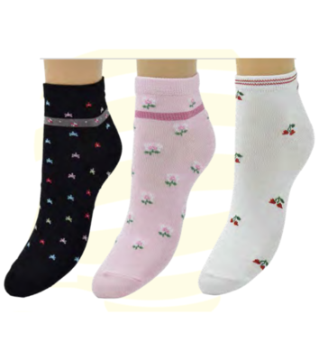 TRIS CALZINO CORTO DONNA MF510 Tellini S.r.l. Ingrosso Abbigliamento