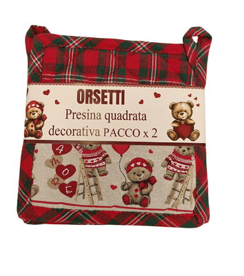 SET 2PZ PRESINE NATALE ORSETTI Tellini S.r.l. Ingrosso Abbigliamento