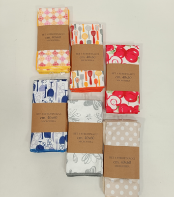 SET STROFINACCIO 3PZ MICROFIBRA Tellini S.r.l. Ingrosso Abbigliamento