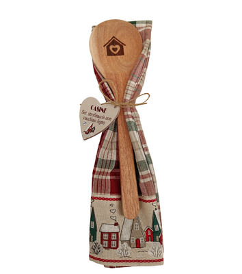 SET STROFINACCIO+CUCCHIAIO NATALE CASINE Tellini S.r.l. Ingrosso Abbigliamento