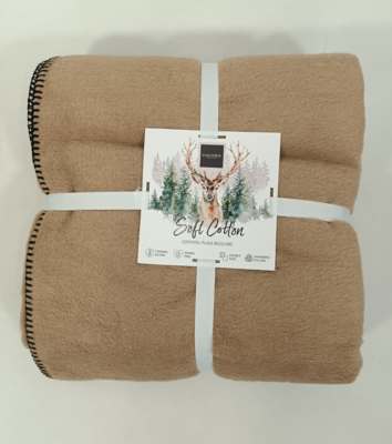COPERTA SOFTCOTTON BICOLORE 150X200 Ingrosso Tessile Casa Tellini S.r.l.
