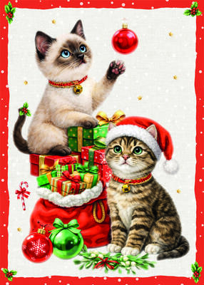 WEIHNACHTSGESCHIRRTUCH 2STK CHATUL 50X70 Tellini S.R.L. Großhandelskleidung