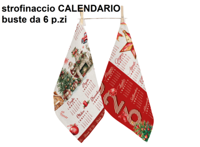 STROFINACCIO FOUR SEASON CALENDARIO DIGITALE 50X70 Ingrosso Tessile Casa Tellini S.r.l.