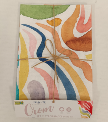 SET STROFINACCIO 2PZ CROM 50X70 Tellini S.r.l. Ingrosso Abbigliamento
