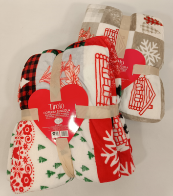 COPERTA 1P TIROLO 150X190 Tellini S.r.l. Ingrosso Abbigliamento
