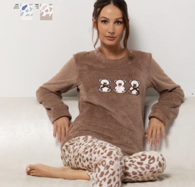 PIGIAMA DONNA M/L TX42 Tellini S.r.l. Ingrosso Abbigliamento