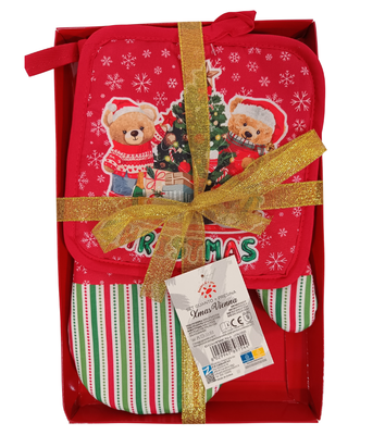 SET PRESINA+GUANTO XMAS VIENNA Tellini S.r.l. Ingrosso Abbigliamento