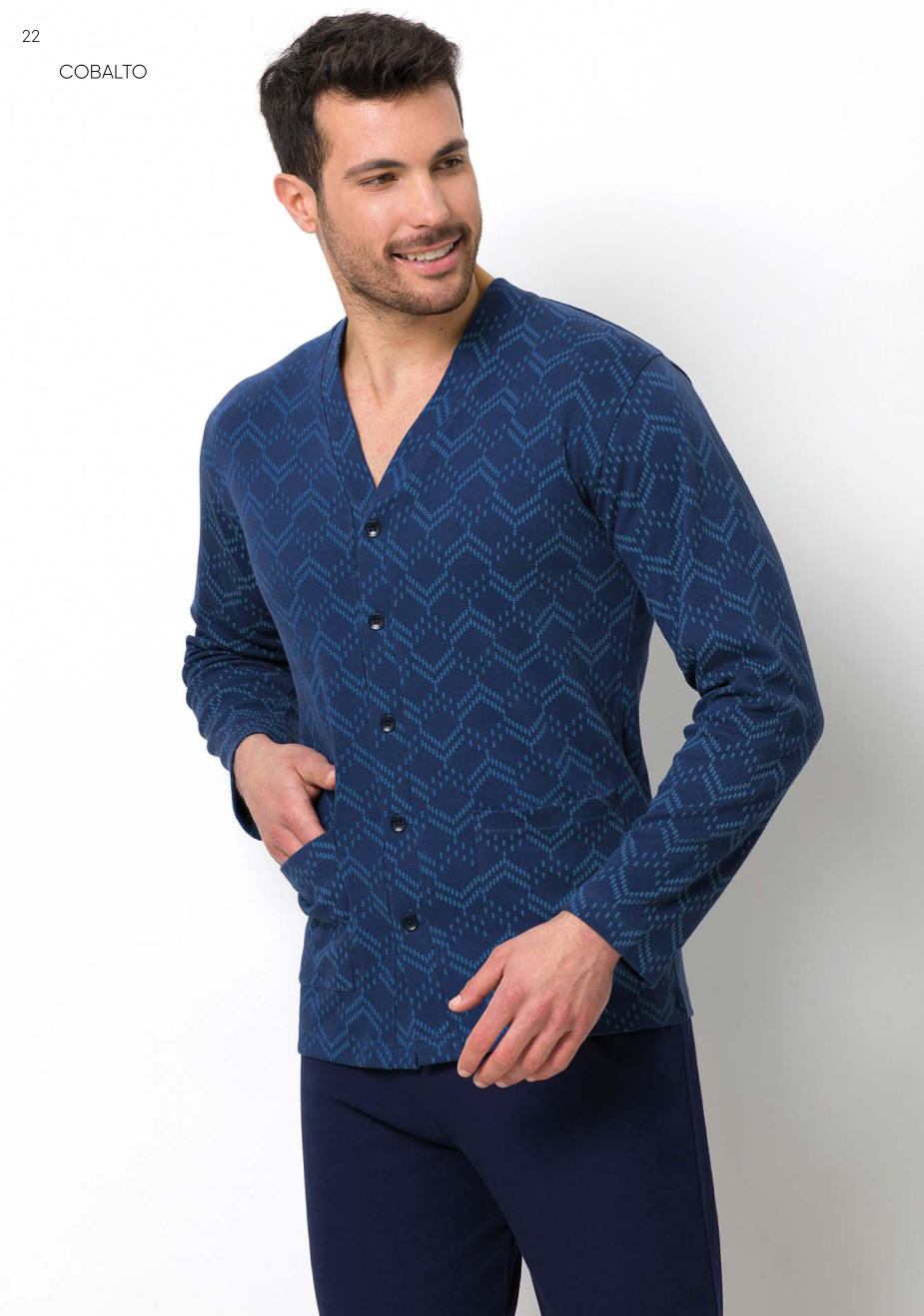 Pigiama Uomo Diplomat Manica Lunga - Cotone Comodo, Modello New Art WO501 - Foto 9